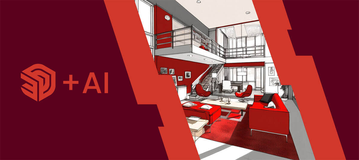Projektowanie wnętrz w programie SketchUp i wizualizowanie z AI